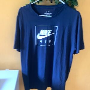 NIKE TEE DRI—FIT Shirt color Blue/White size XL